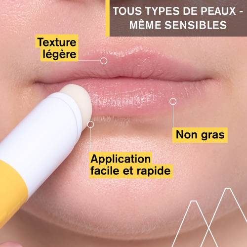 Uriage BARIÉSUN - STICK LÈVRE SPF30 À LA POUDRE D'EAU THERMALE
