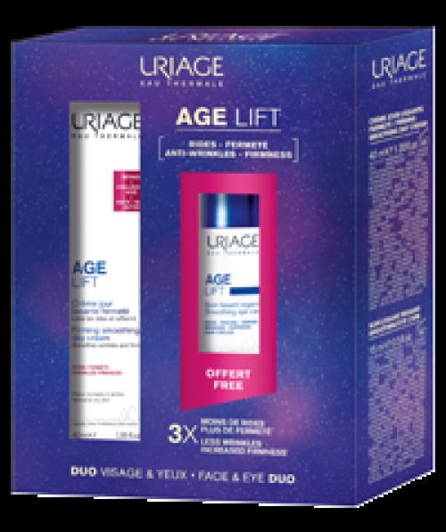 uriage COFFRET AGE LIFT CRÈME + AGE LIFT CONTOUR DES YEUX OFFERT