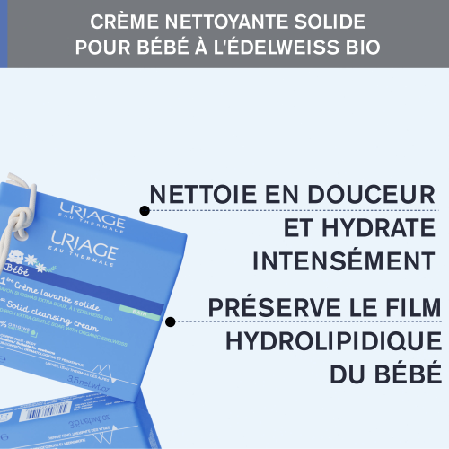Uriage BÉBÉ - 1ERE CRÈME LAVANTE SOLIDE