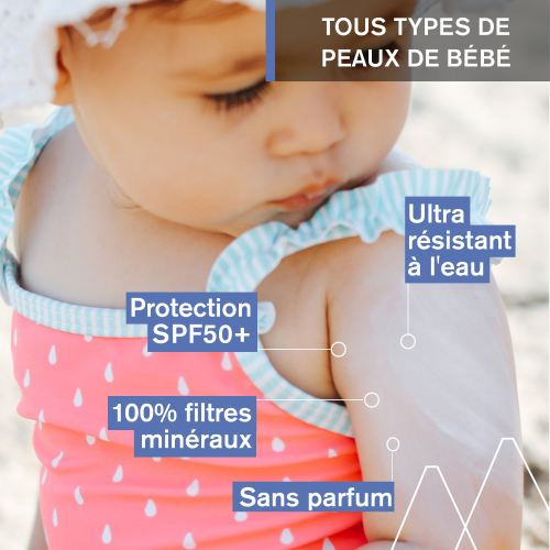 Uriage BÉBÉ - 1ÈRE CRÈME MINÉRALE SPF50+