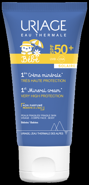uriage BÉBÉ - 1ÈRE CRÈME MINÉRALE SPF50+
