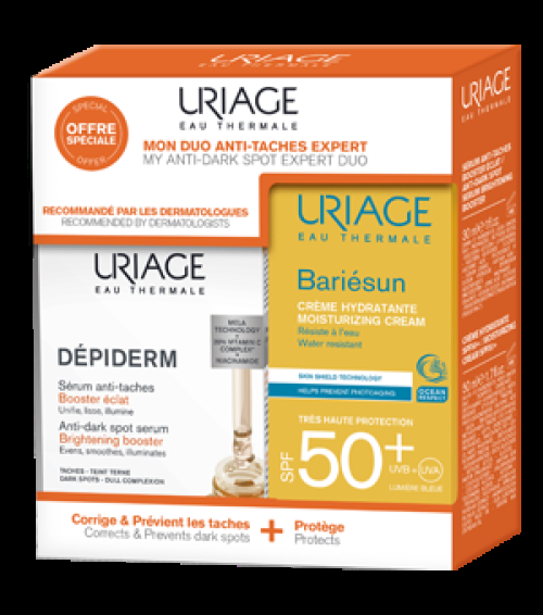 uriage COFFRET DÉPIDERM SÉRUM + BARIÉSUN CRÈME SPF50+