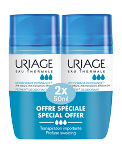 uriage DÉODORANT PUISSANCE 3 Lot de 2x 50mL
