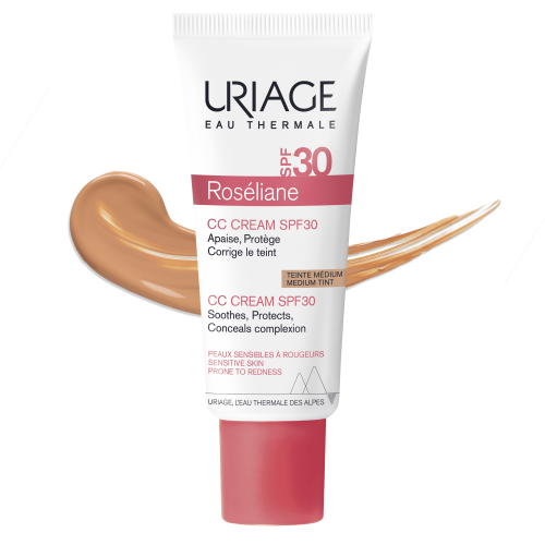 Uriage ROSÉLIANE - SOIN TEINTÉ ANTI-ROUGEURS SPF30