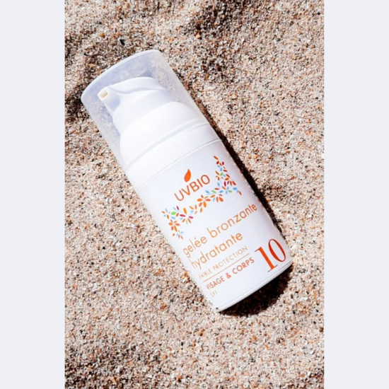 Uvbio Gelée Bronzante Hydratante SPF 10 - 30 Ml