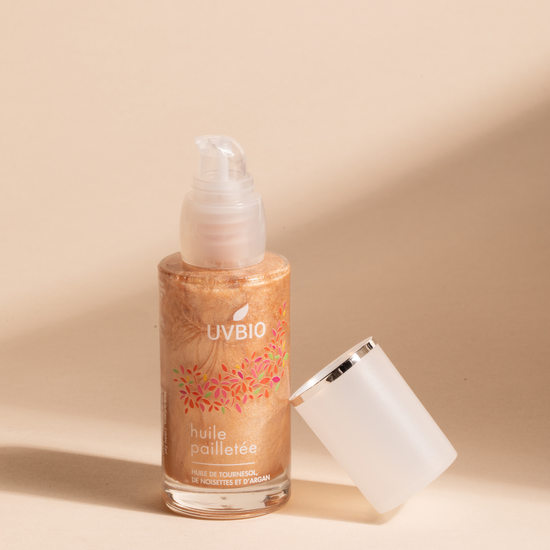 Uvbio Kit Bronzer - Huile Pailletée & Autobronzant