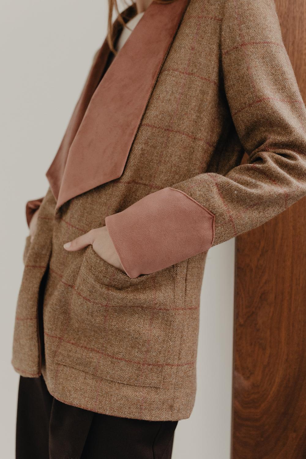 Van Palma Pablo Blazer Blush Velvet