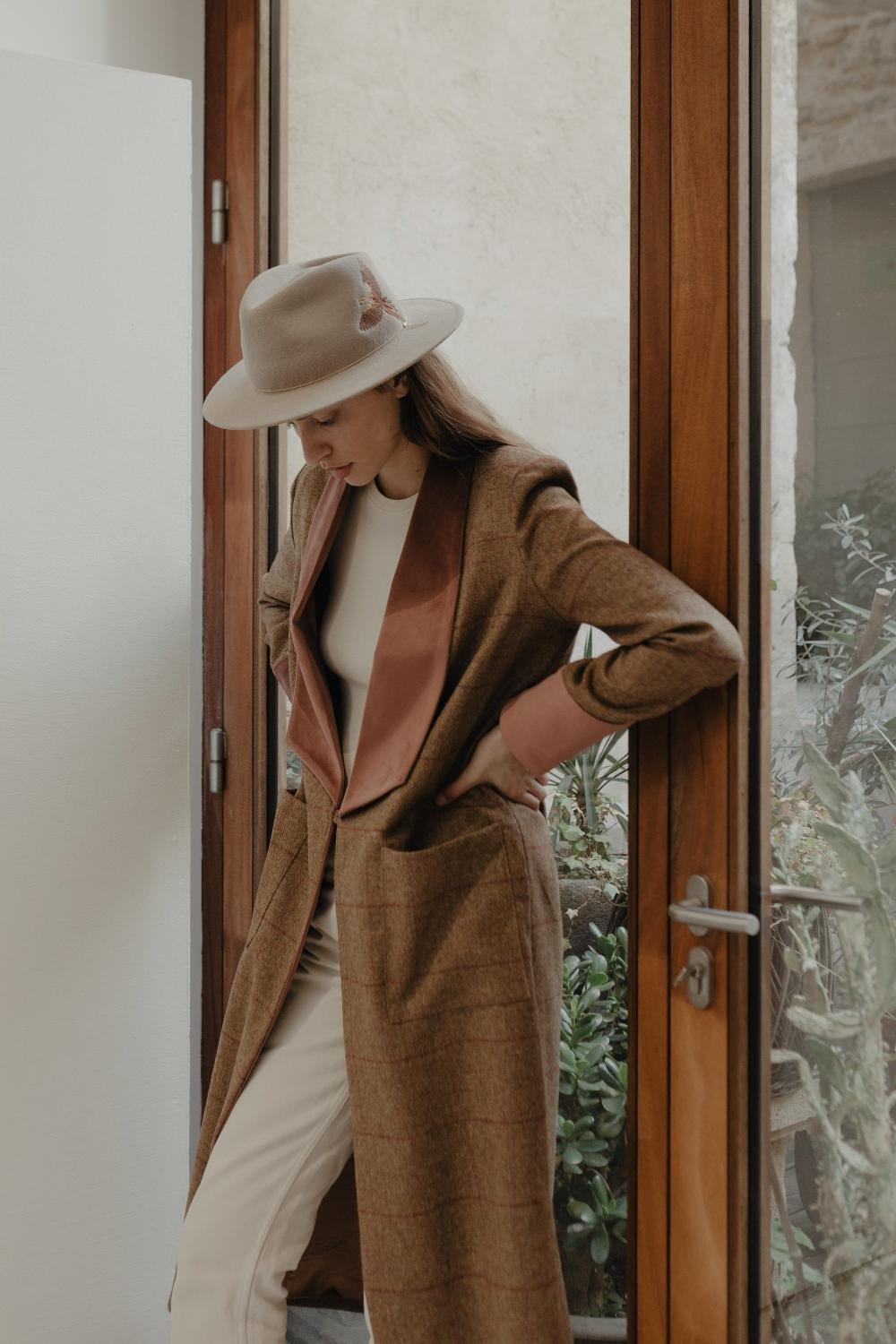 Van Palma Pablo Coat Blush Velvet