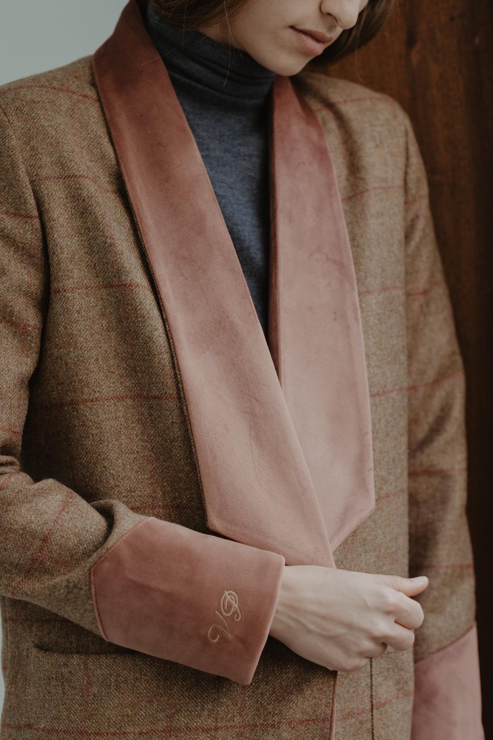 van palma Pablo Coat Blush Velvet