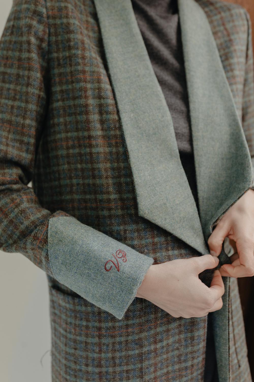 van palma Pablo Coat Green