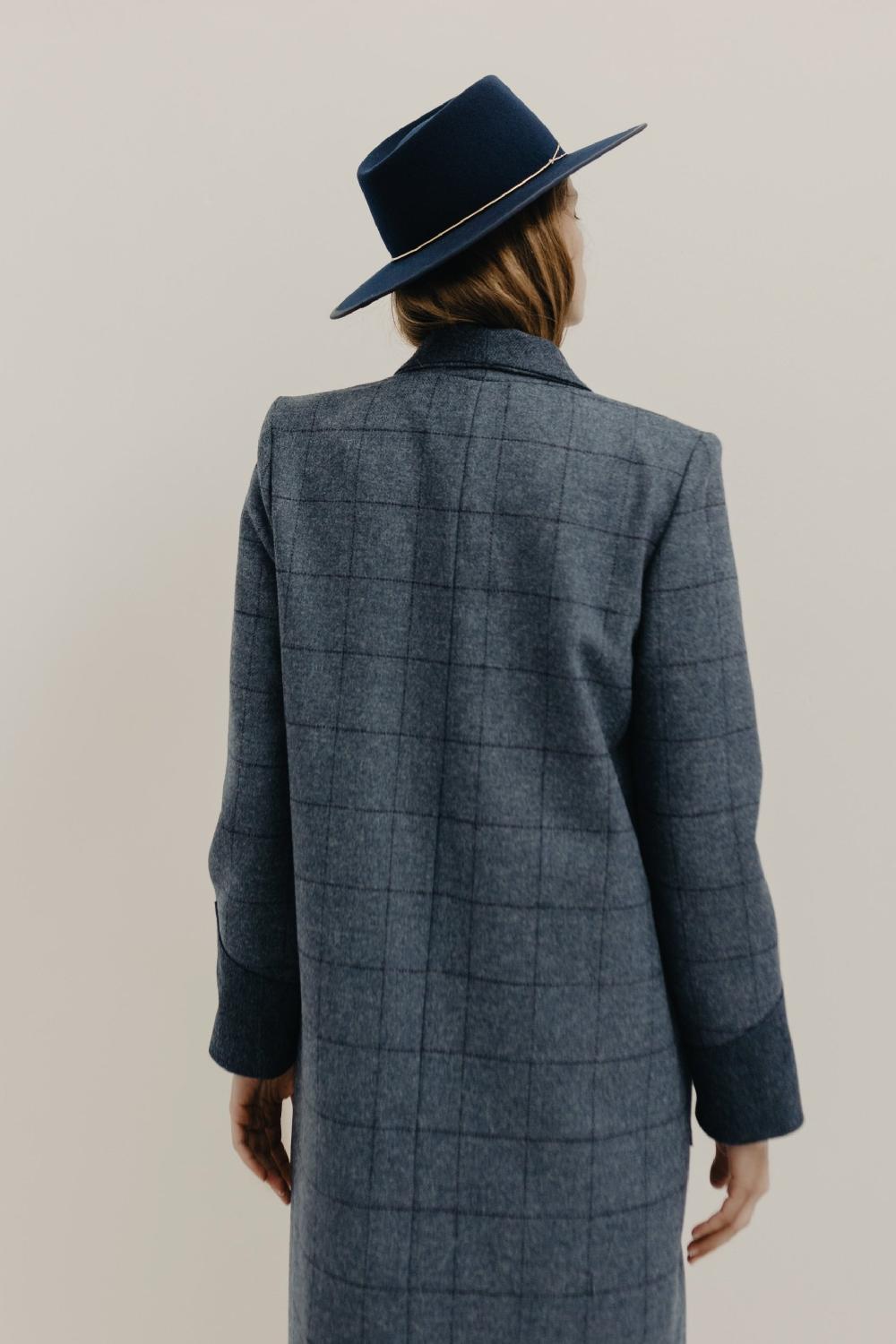 Van Palma Pablo Coat Navy Blue
