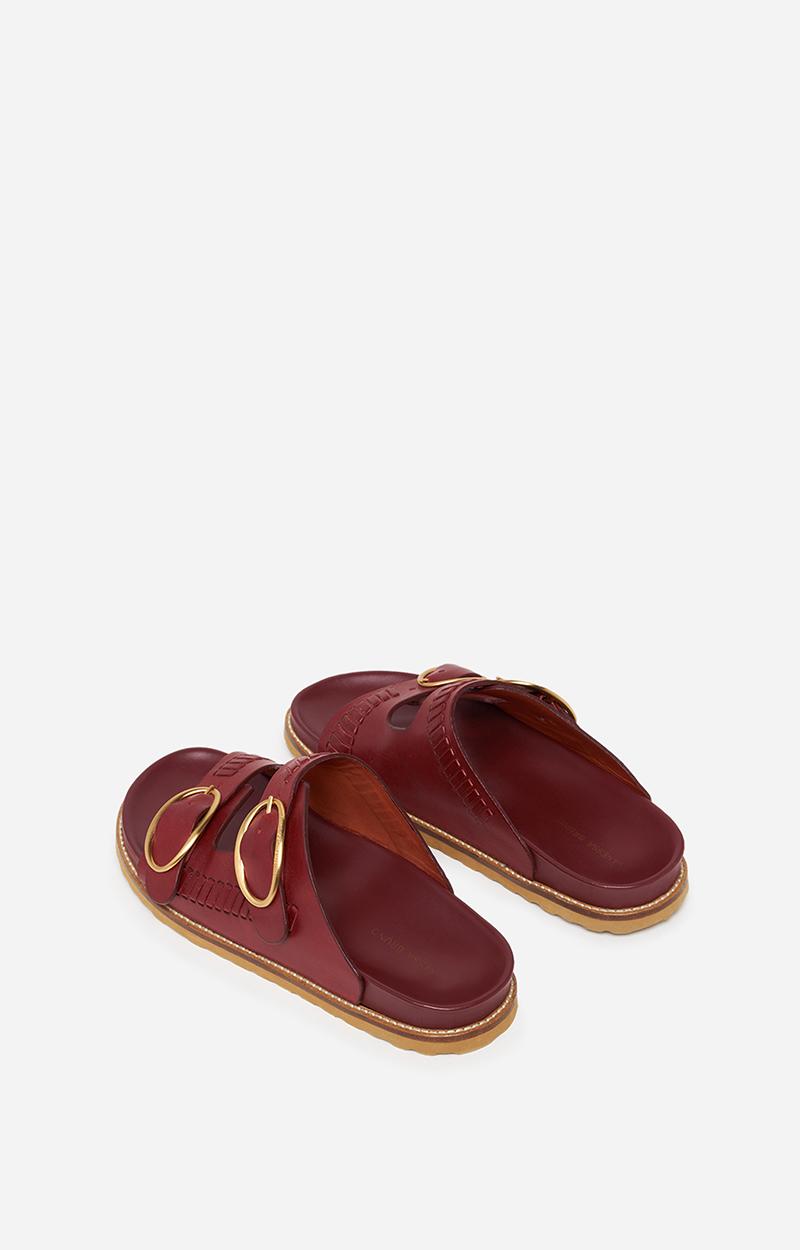 Vanessa Bruno Sandales Fussbetts En Cuir à Tannage Végétal