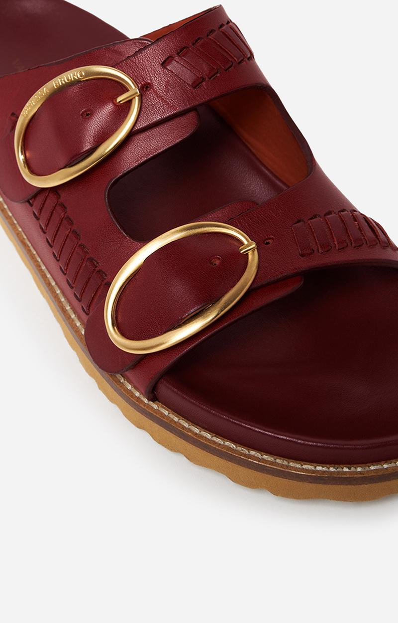 Vanessa Bruno Sandales Fussbetts En Cuir à Tannage Végétal