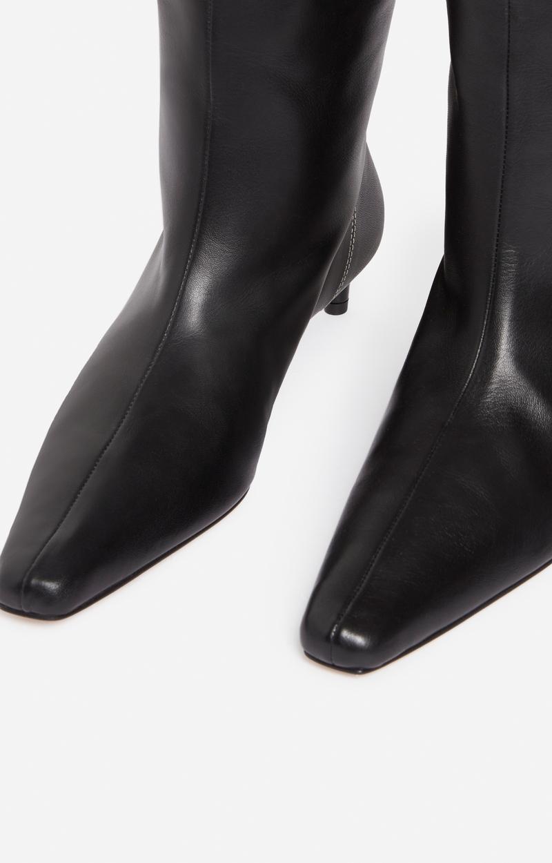 Vanessa Bruno Bottes Hautes Cuir Noir Daily