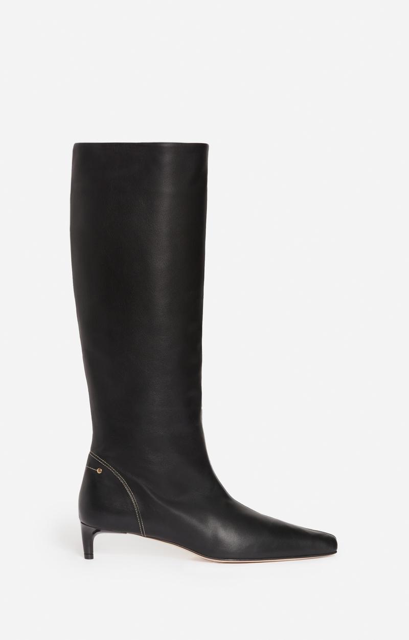 vanessa bruno Bottes Hautes Cuir Noir Daily