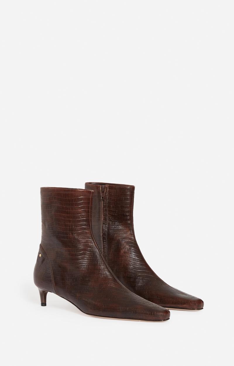 Vanessa Bruno Bottines Cuir Marron Daily