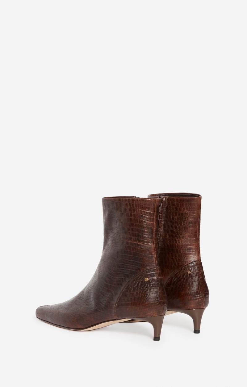 Vanessa Bruno Bottines Cuir Marron Daily