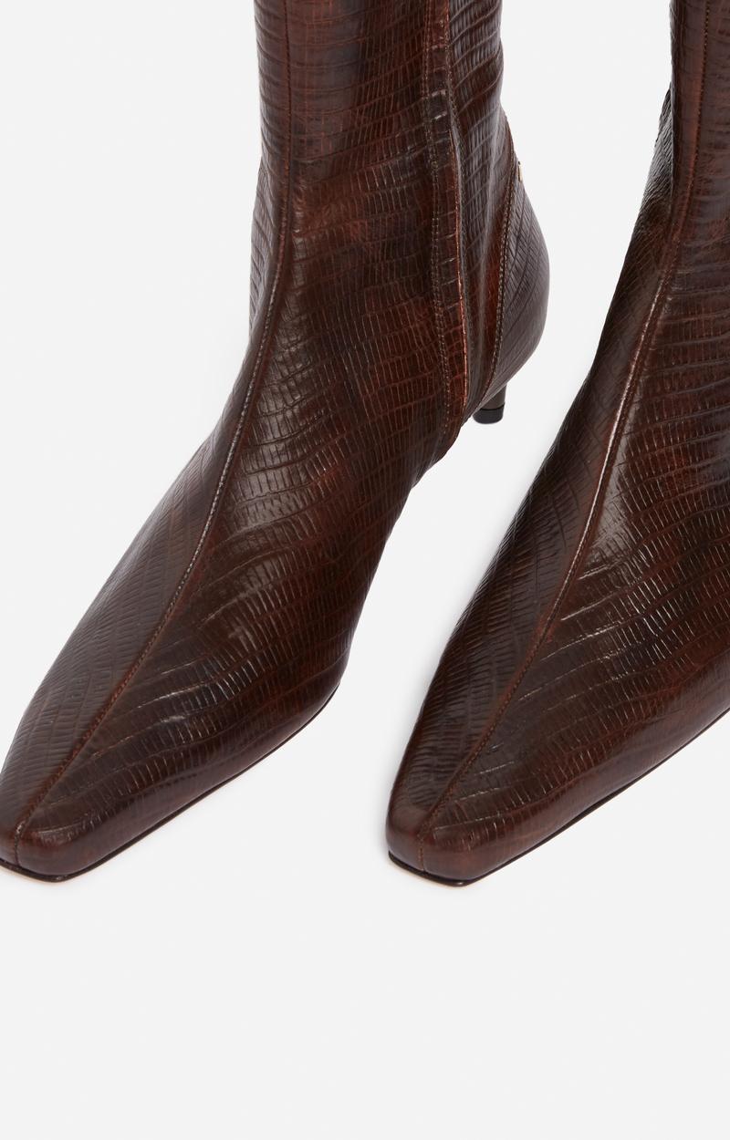 Vanessa Bruno Bottines Cuir Marron Daily