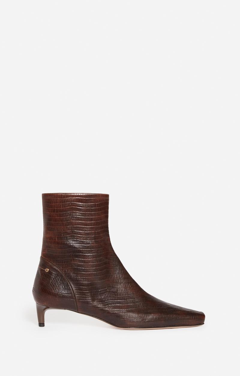 vanessa bruno Bottines Cuir Marron Daily
