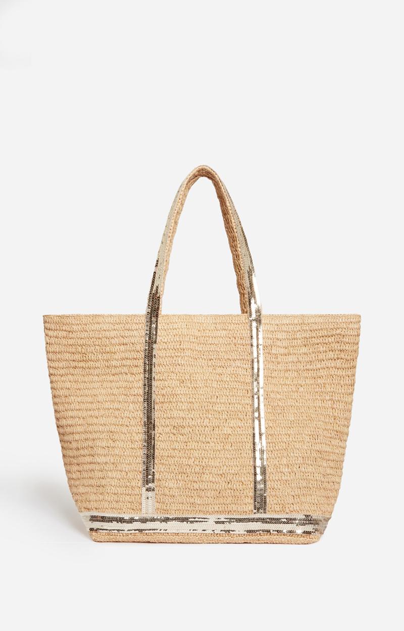 vanessa bruno Cabas L En Raphia et Sequins Or