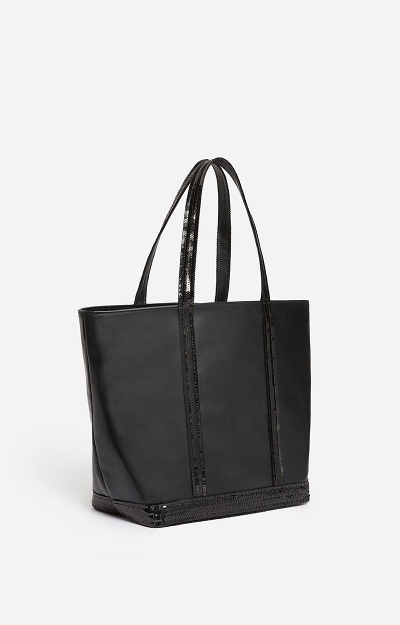 Vanessa Bruno Cabas L Zippé En Cuir Lisse