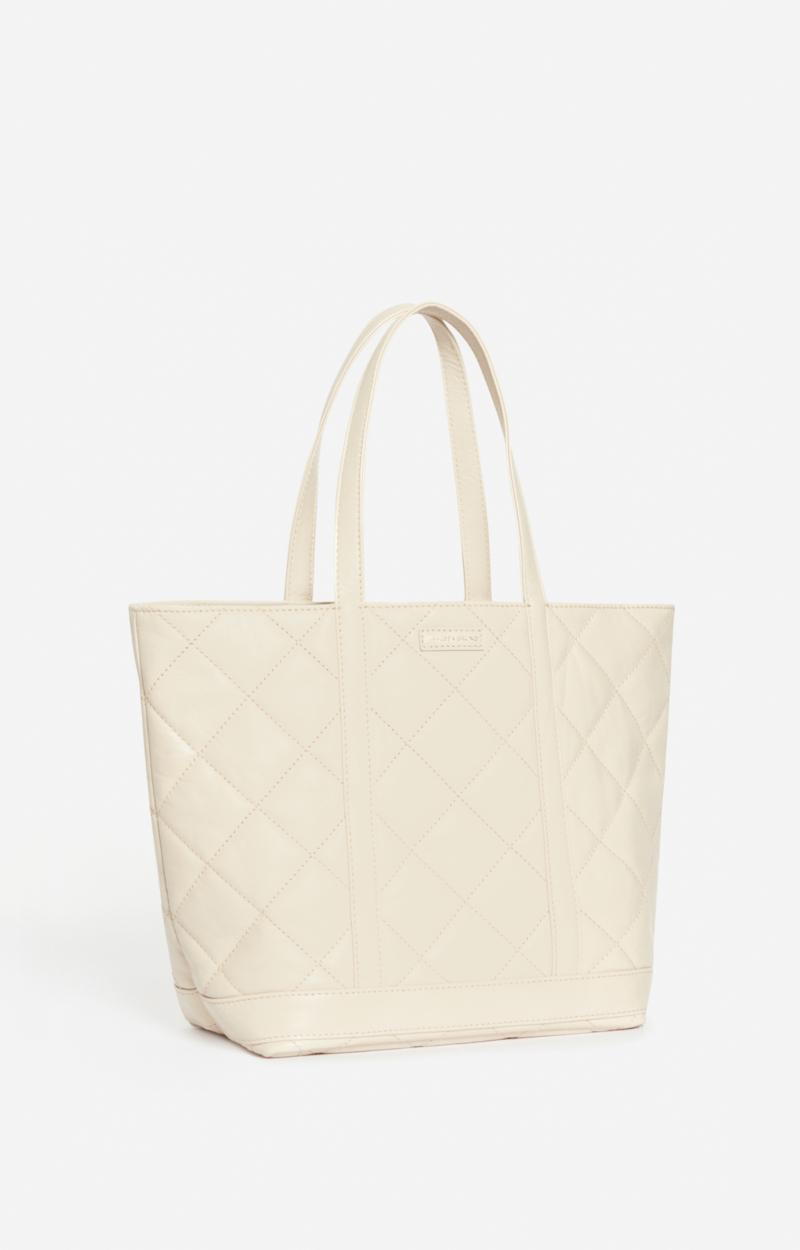 Vanessa Bruno Cabas M Zippé En Cuir Mat Matelassé