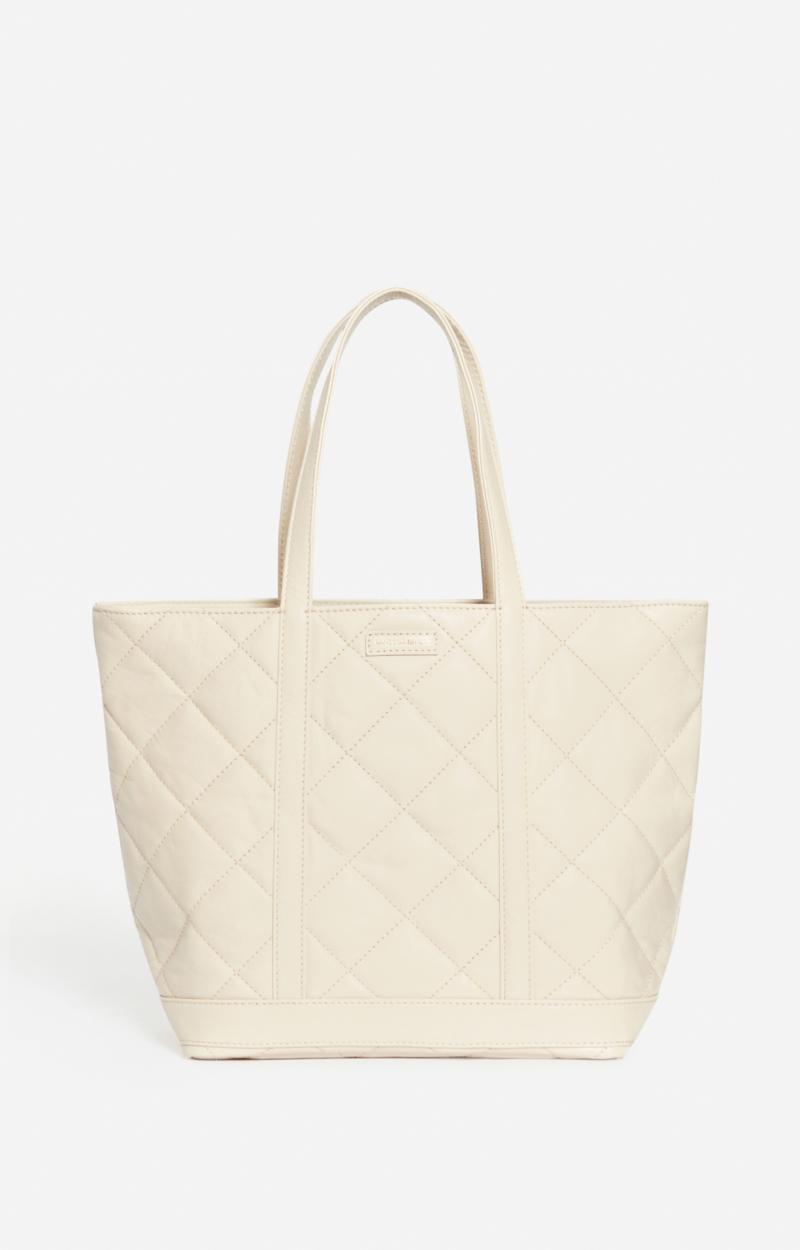 vanessa bruno Cabas M Zippé En Cuir Mat Matelassé