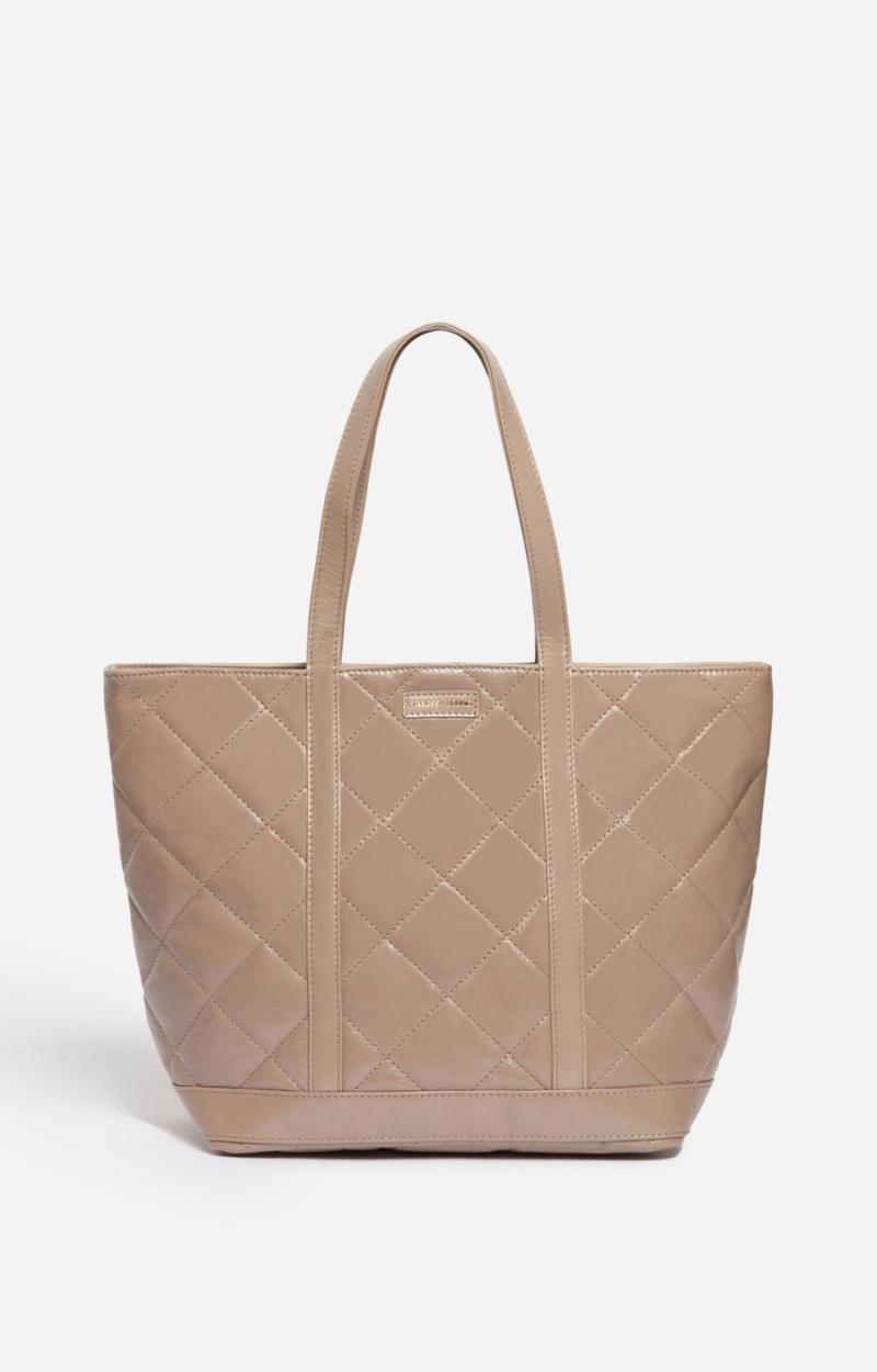 vanessa bruno Cabas M Zippé En Cuir Mat Matelassé