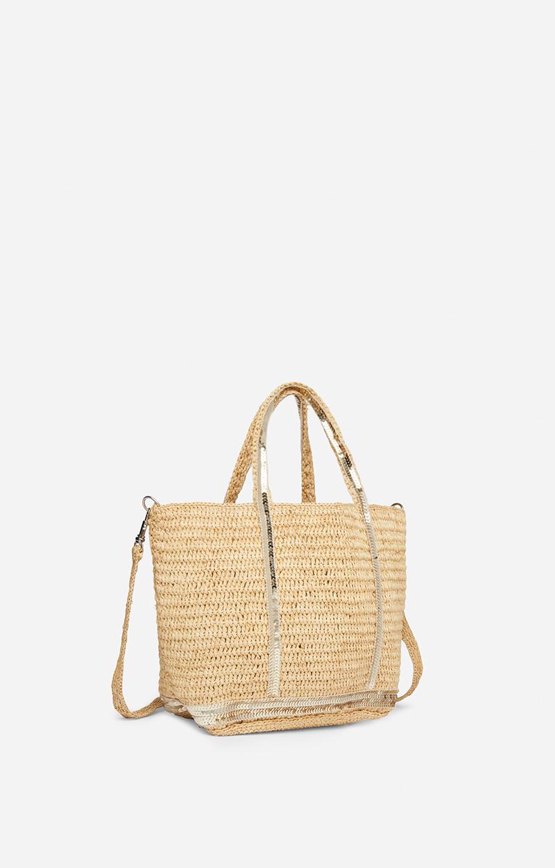 Vanessa Bruno Cabas S En Raphia Et Sequins Or