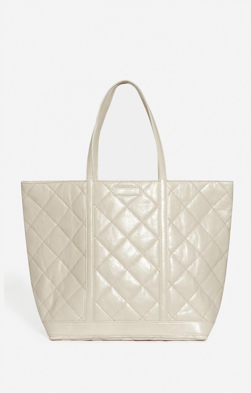 vanessa bruno Cabas XL Zippé En Cuir Matelassé