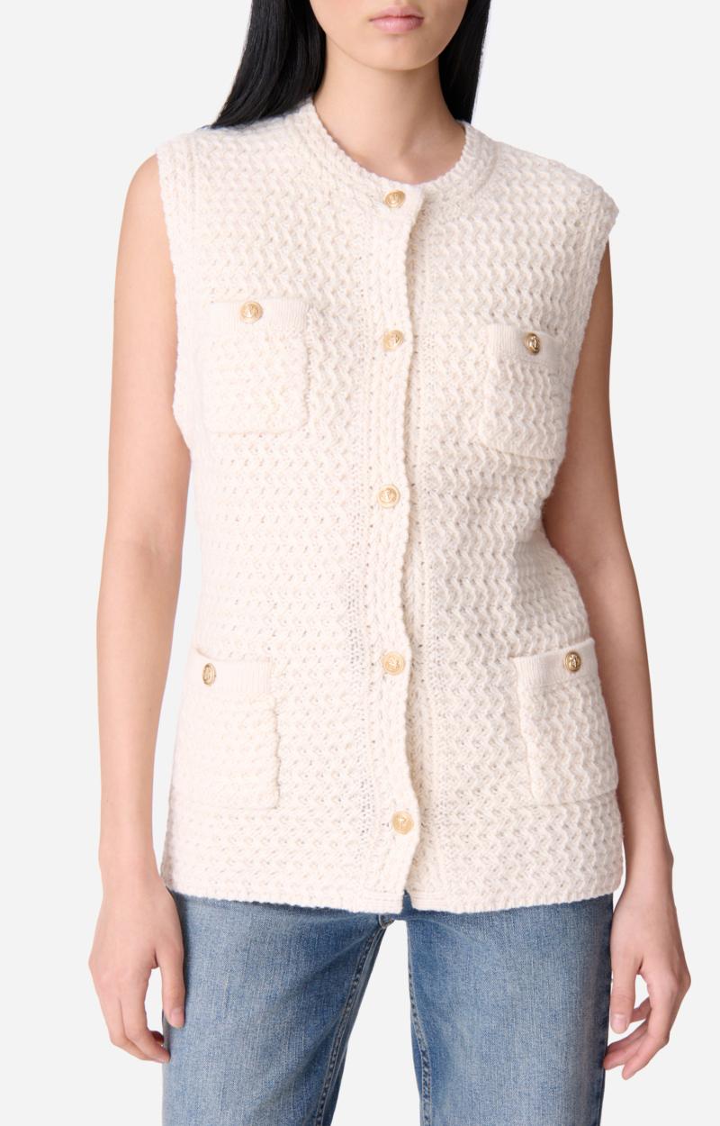 Vanessa Bruno Cardigan Sans Manches Elisabeth