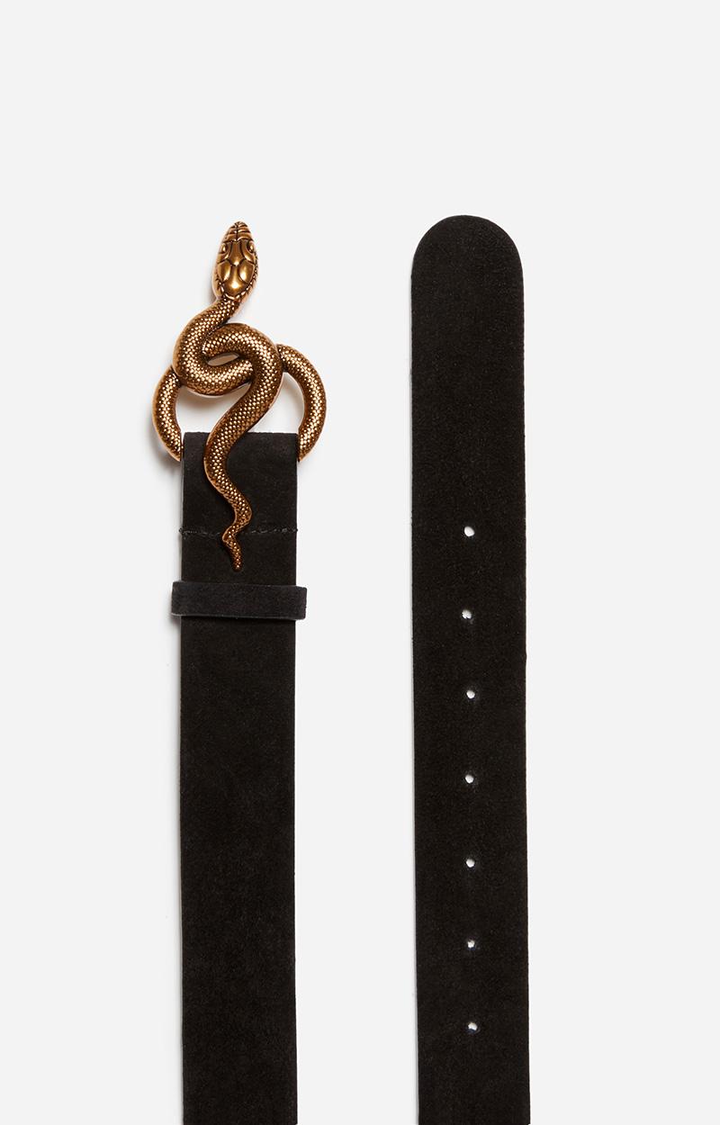 Vanessa Bruno Ceinture Cléo 35MM En Cuir Velours