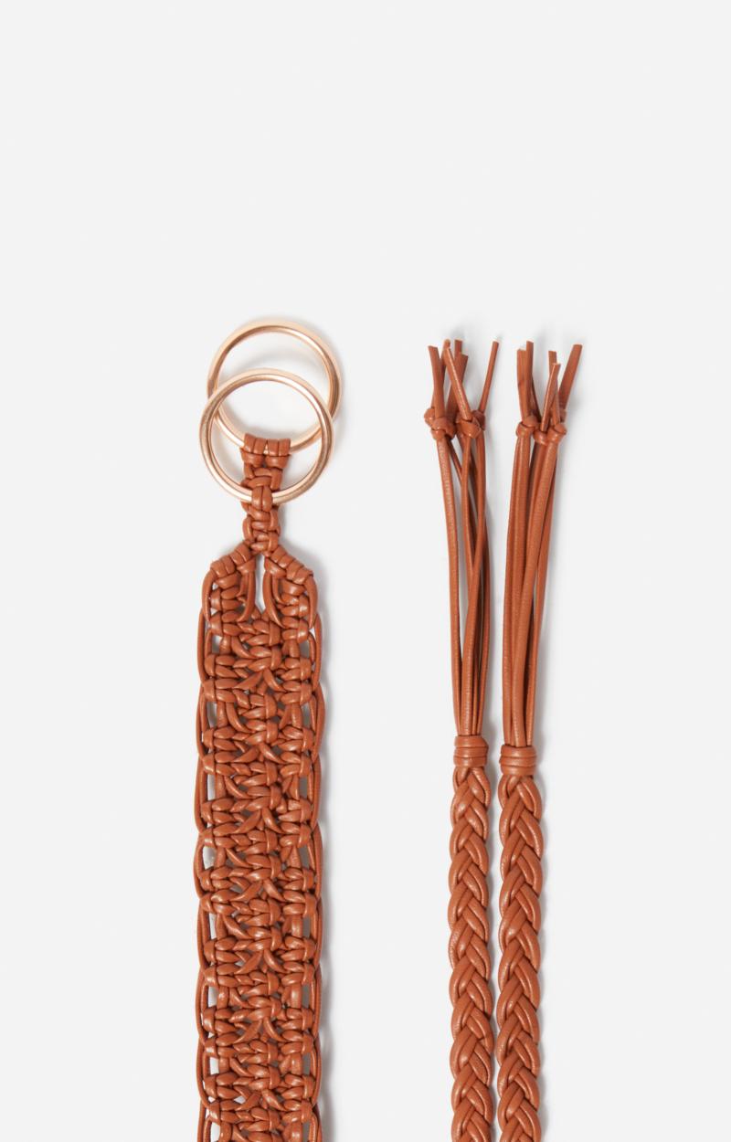 Vanessa Bruno Ceinture Cognac En Cuir 45MM