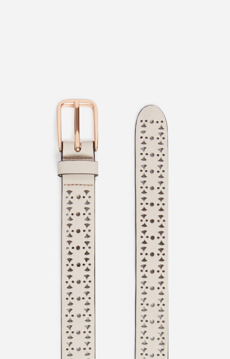 Vanessa Bruno Ceinture Cuir Lisse Ajouré 25MM