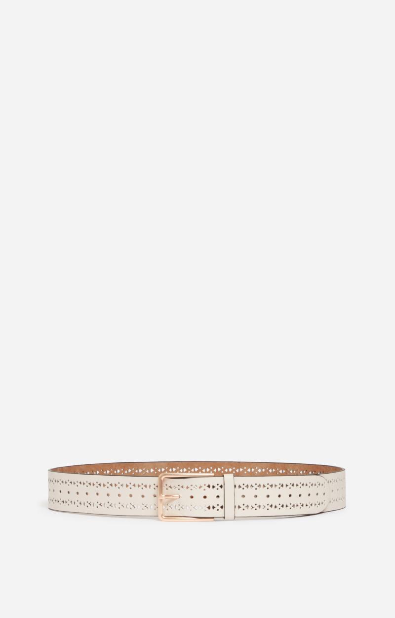 Vanessa Bruno Ceinture Cuir Lisse Ajouré 40MM