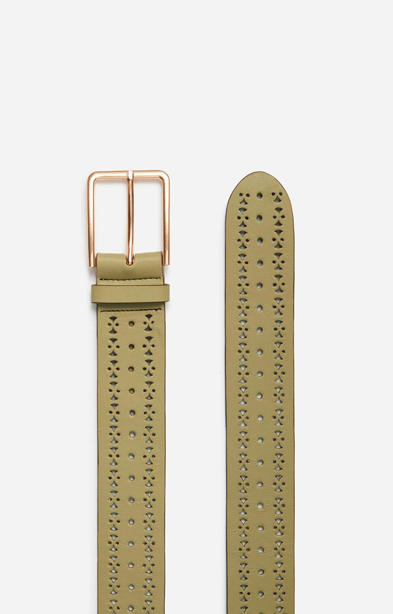 Vanessa Bruno Ceinture Cuir Lisse Ajouré 40MM