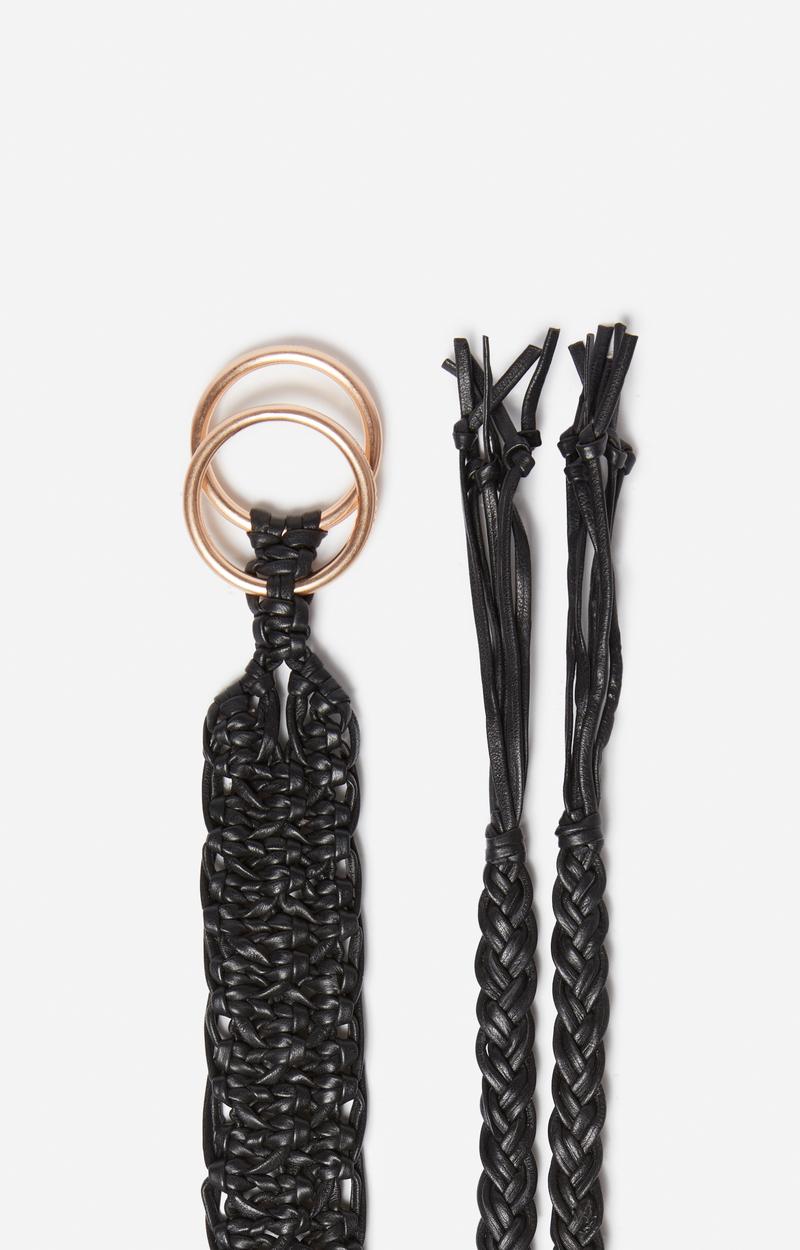 Vanessa Bruno Ceinture Noir En Cuir 45MM