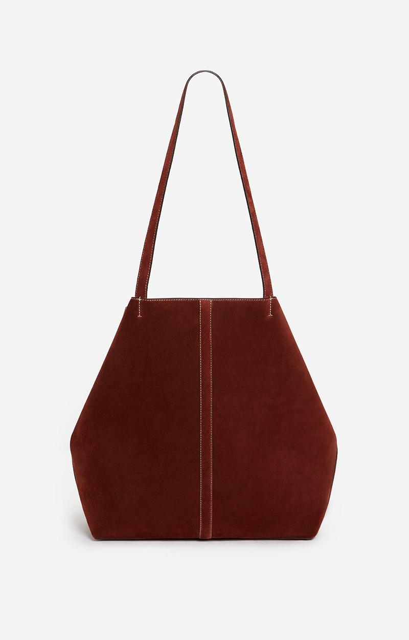 Vanessa Bruno Grand Cabas Daily En Cuir Velours