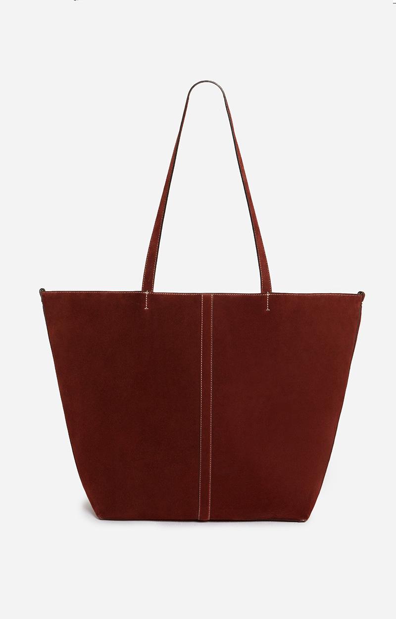 vanessa bruno Grand Cabas Daily En Cuir Velours