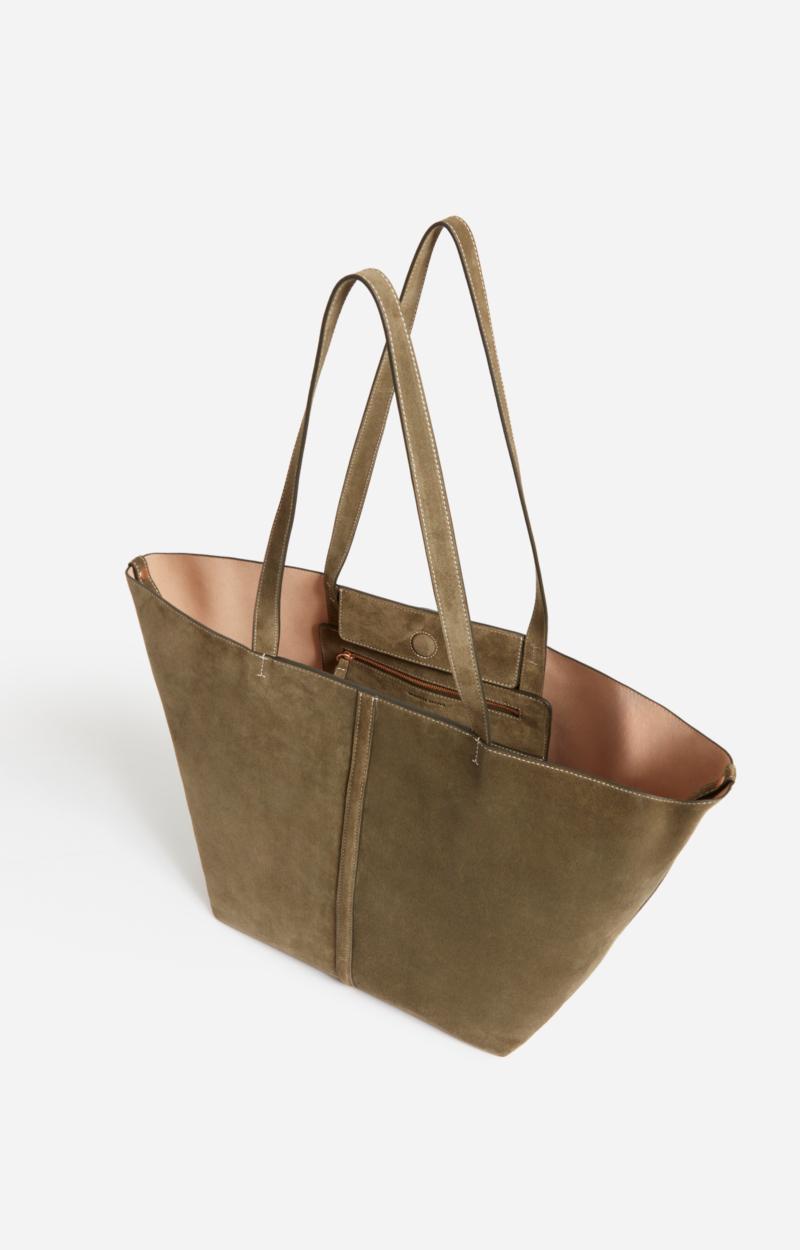 Vanessa Bruno Grand Cabas Daily En Cuir Velours