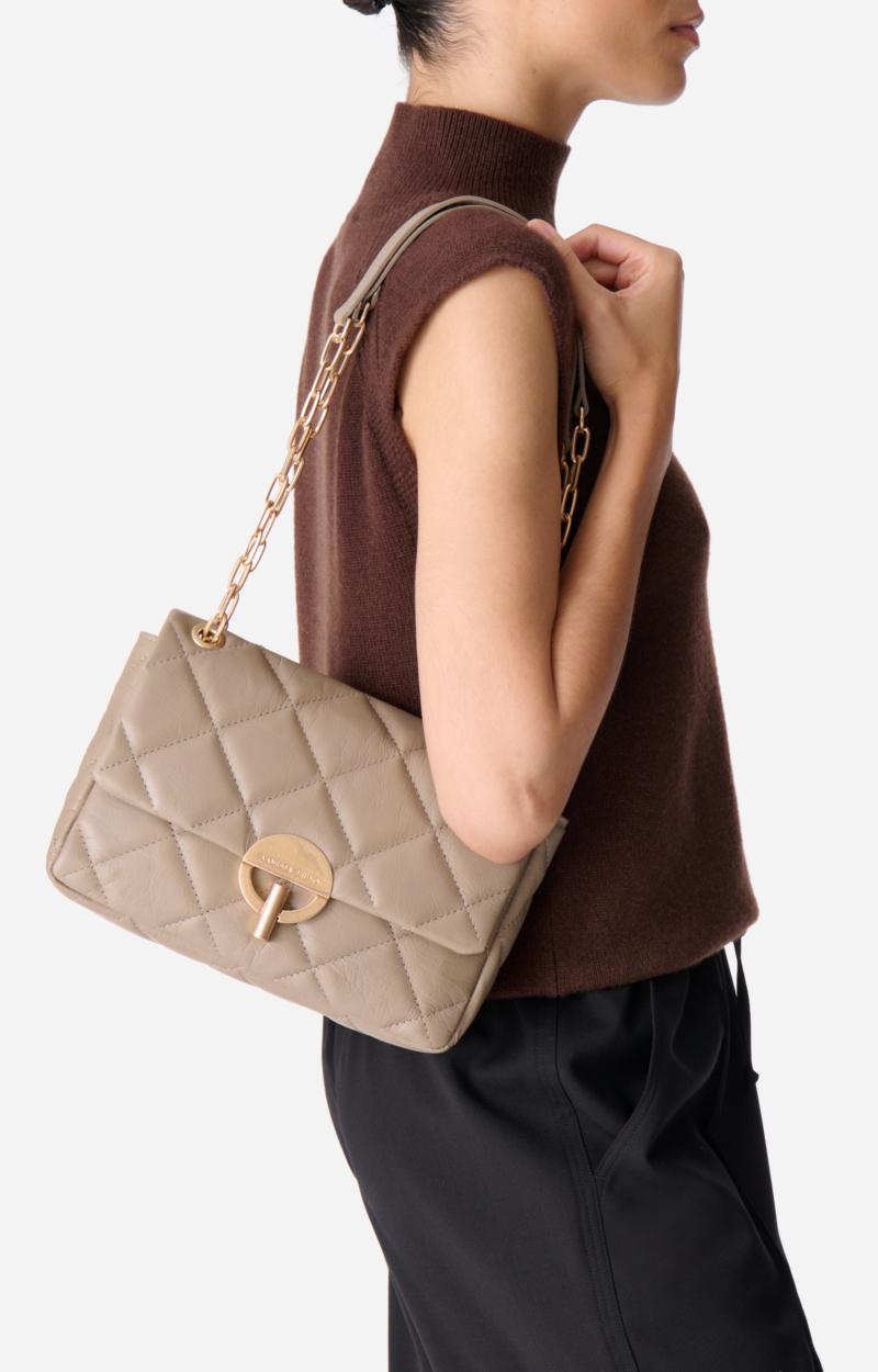 Vanessa Bruno Grand Sac Moon En Cuir Mat