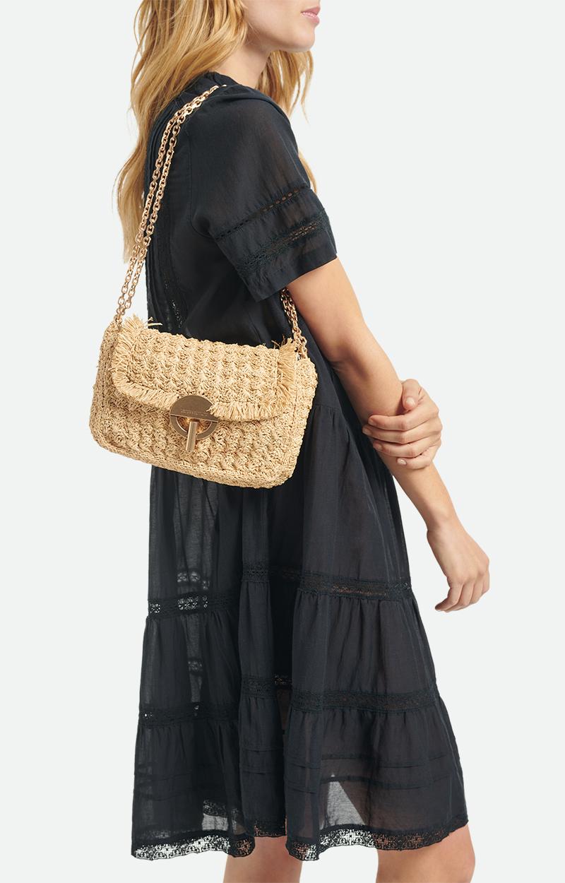 Vanessa Bruno Grand Sac Moon En Raphia