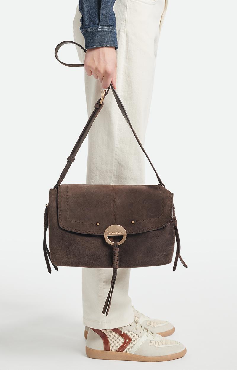 Vanessa Bruno Grand Sac Othilia En Cuir Velours