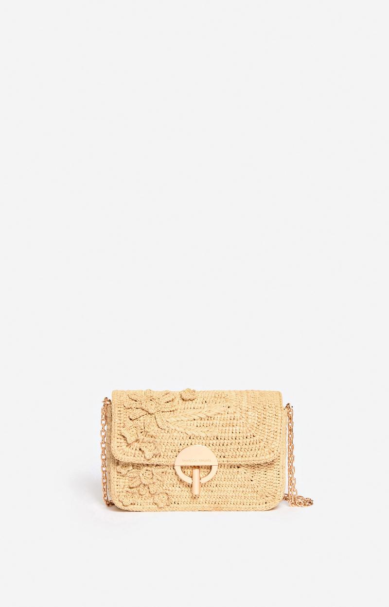 vanessa bruno Moyen Sac Moon En Raphia
