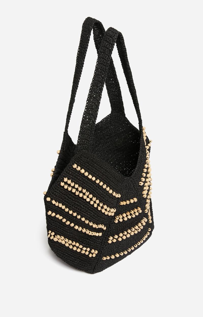 Vanessa Bruno Panier Berlingot Avec Perles En Bois