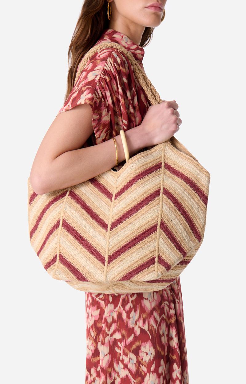 Vanessa Bruno Panier Mutlicolore En Jute