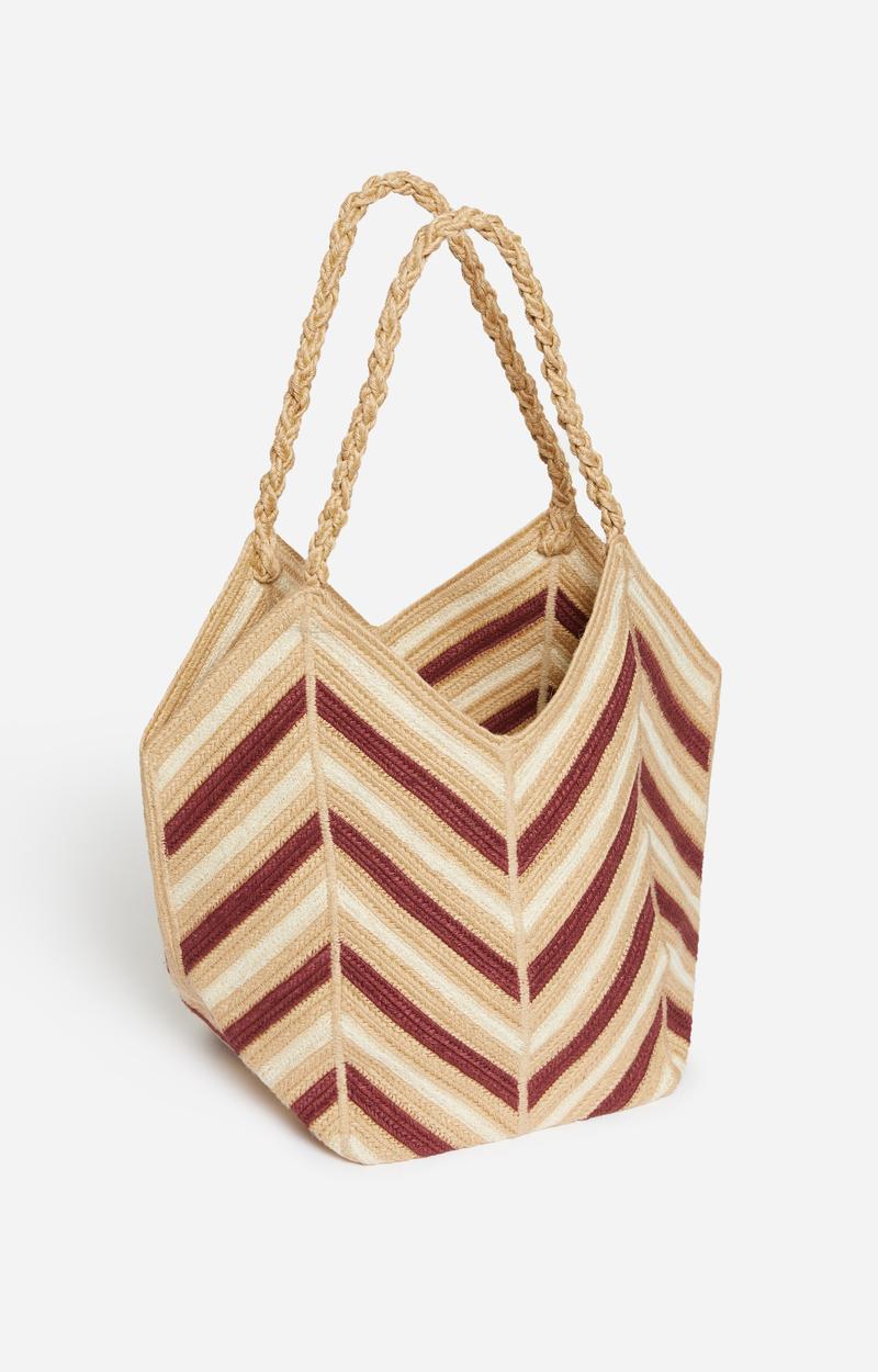 Vanessa Bruno Panier Mutlicolore En Jute