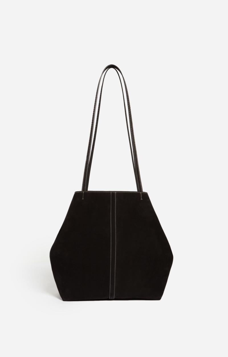 Vanessa Bruno Petit Cabas Daily En Cuir Velours