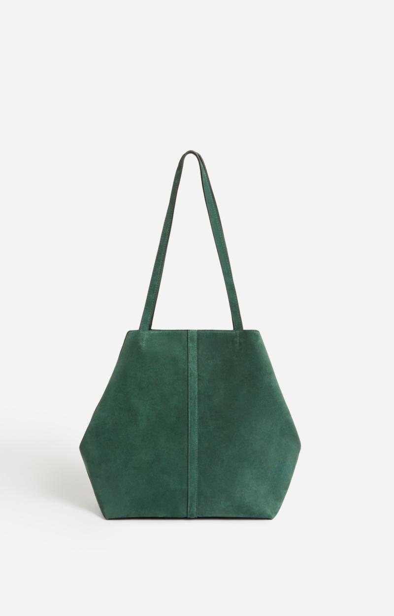 Vanessa Bruno Petit Cabas Daily En Cuir Velours