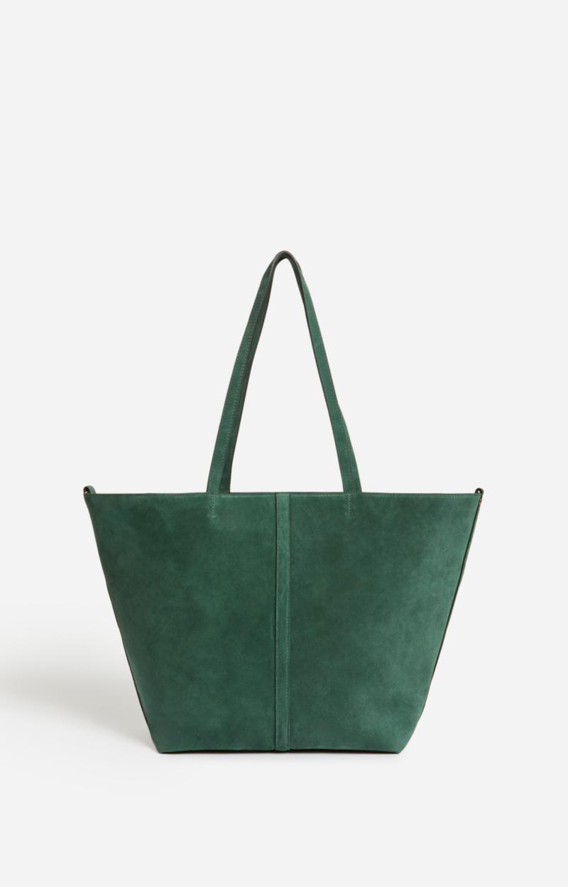 Vanessa Bruno Petit Cabas Daily En Cuir Velours